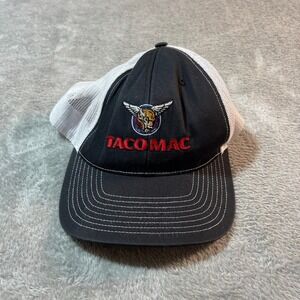 Taco Mac Trucker‎ Hat Adult OS Black  Richardson Yupoong Snapback Baseball Cap